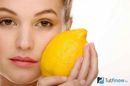 How to whiten skin with lemon