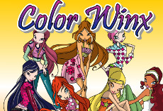 Joc de colorat Winx online gratis