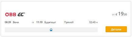 Як дістатися з Будапешта в вену за 9 €