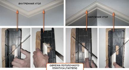 Cum să fixați colțurile pentru tavanul din plafon - caracteristici de instalare, produse fotografice și video