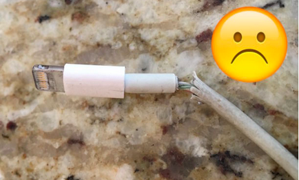 Як полагодити зламаний кабель зарядного пристрою iphone