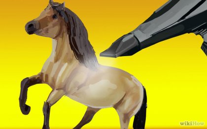 Як пофарбувати коней Бреєру