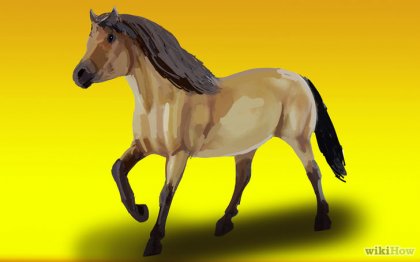 Як пофарбувати коней Бреєру