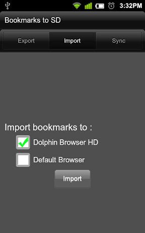 Cum se face importul de marcaje în browser-ul delphin hd - povestea utilizatorului vechi