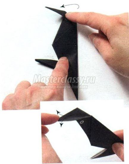 Cum să faci o ciocă de hârtie ca o cioară