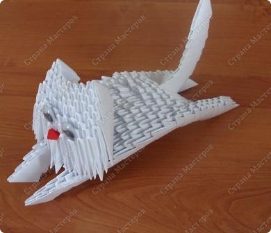 Hogyan készítsünk origami ins macska