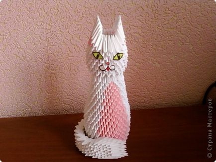 Hogyan készítsünk origami ins macska