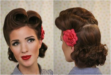 Hogyan készítsünk saját haj retro stílusú (Pin-up girl)