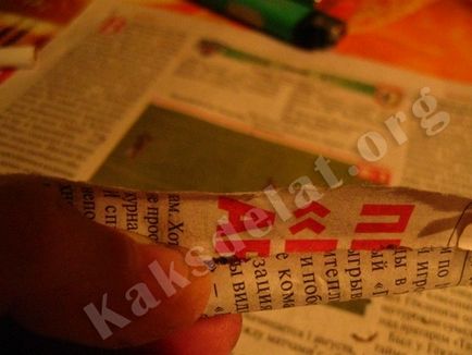 Hogyan készítsünk egy cigarettát egy újság (újság) Hogyan készítsünk egy cigarettát egy újság