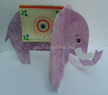 Hogyan készítsünk elefánt füle papírból - origami elefánt, hogyan lehet egy elefántot papír