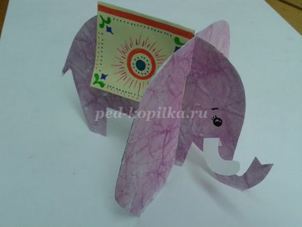 Hogyan készítsünk elefánt füle papírból - origami elefánt, hogyan lehet egy elefántot papír