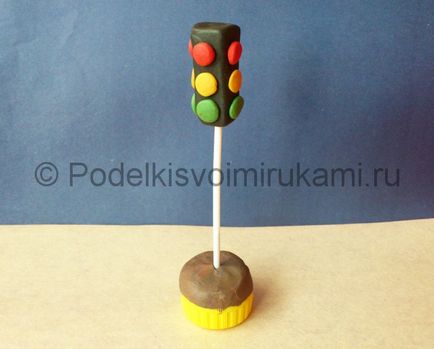 Mivel vak forgalom gyurma (Piros Sárga Zöld) Hogyan farag fény gyurma