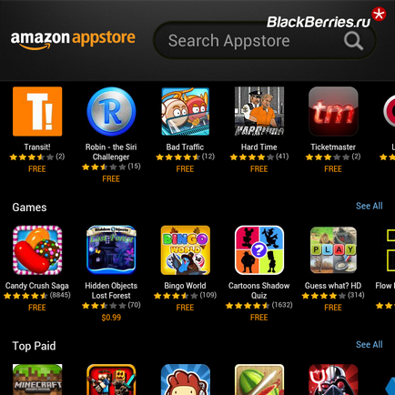 Як зареєструвати аккаунт і почати користуватися amazon appstore на blackberry 10, blackberry в