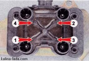 Котушка запалювання двигуна 1, 6i - заміна лада калина