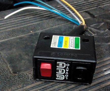 Knob Gobo modul de conectare, circuit și instalare, comutarea echipamentelor de gaz, dispozitiv