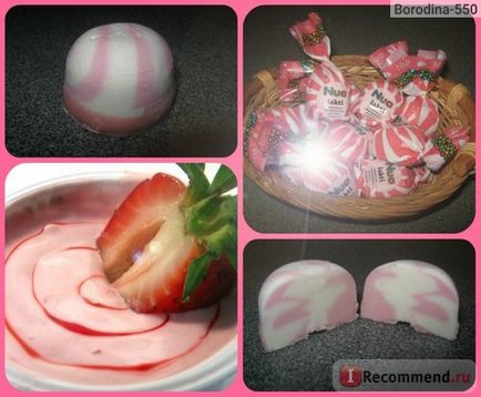 Dulciuri nua lakti - «✿✿✿ dulciuri din iaurt gazos cu căpșuni - bucuria unui dulce dulce! fotografie