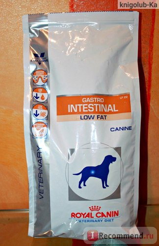 Корм для собак royal canin gastro intestinal low fat lf22 - «лікувальний корм для собак при