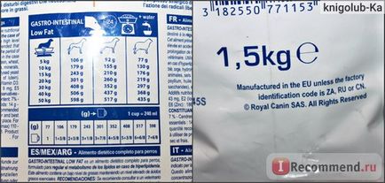 Hrana pentru câini Royal canin gastro intestinal scăzut de grăsime lf22 - 