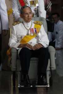 A King of Thailand Bhumibol Adulyadej a módja, hogy a teljes gyógyulás, útikönyv Thaiföld
