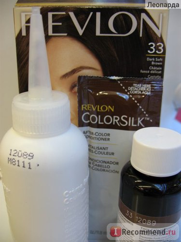 Фарба для волосся revlon color silk - «33 dark soft brown - неоднозначне враження від фарби,