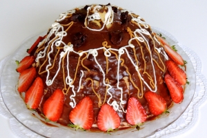 Krepvil - részletes recept fotó (francia palacsinta torta tejszínnel 3 típusú - egyszerű receptet (porított vaníliás cukor) Krepvil - részletes recept fotó (francia palacsinta torta tejszínnel 3 típusú - egyszerű receptek