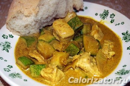 Csirke curry - kalória, összetétele, leírás