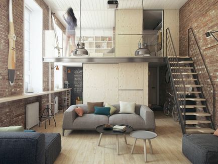 Apartament în stil loft în stil