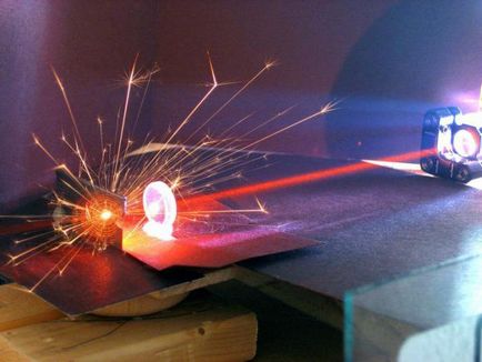 Ruby principiul de lucru cu laser