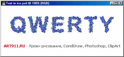 Ice Text »Lecții Photoshop»