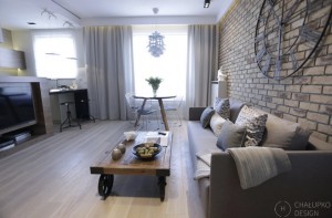 Apartament mic în stil loft