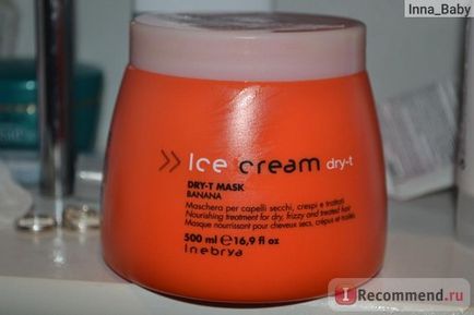 Маска для волосся inebrya ice cream dry-t - «одна з кращих масок для волосся (фото)», відгуки