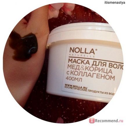 Маска для волосся nolla naturelle® «мед & amp; кориця »з колагеном -« моя сама незвичайна маска для