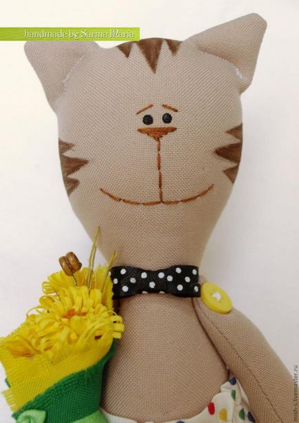 Майстер-клас з пошиття березневого кота - ярмарок майстрів - ручна робота, handmade