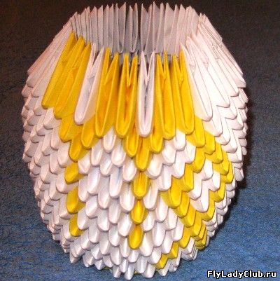 Vaza modulară origami