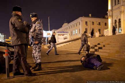 Московський омон на нічному чергуванні (52 фото) - Трініксі