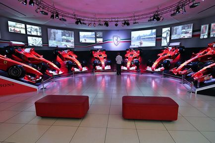 Ferrari múzeum Olaszországban, a végrehajtás gyermekek álmai