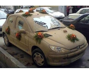 Незвичайні весільні автомобілі