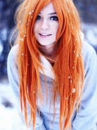помаранчеві волосся