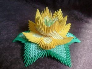 Origami flori fotografie lecție cum să adune un buchet în conformitate cu schema