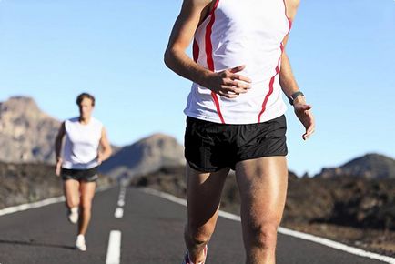 A főbb típusai a felkészítő képzésen egy maratoni futó, képzési programok, képzési