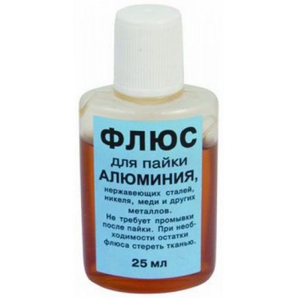 Пайка алюмінієвих проводів за допомогою флюсу - в домашніх умовах