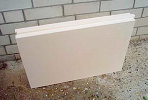 Cam táblák befejező a kész szerkezet - fal, beton termékek