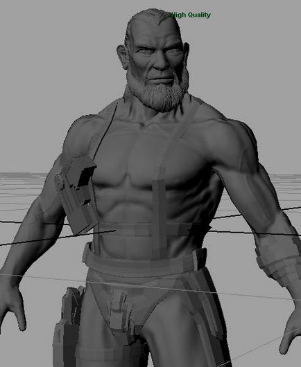 Персонаж the warrior текстурирование в zbrush і створення карти нормалей, soohar - уроки по фотошопу