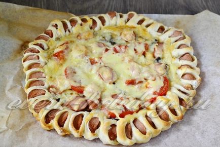Піца з смачним краєчком покроковий рецепт з фото