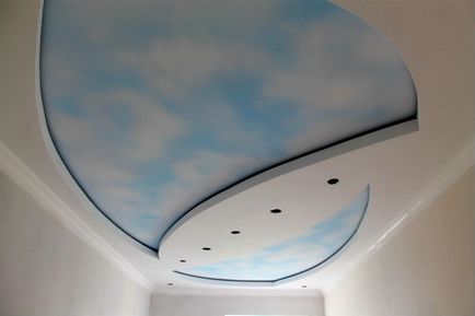 Ceiling cer cu nori, studio de arta natalya kobzeva