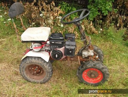 Transformăm un motor-bloc într-un minitractor