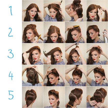 Victory Rolls frizura, hogyan kell csinálni Victory Rolls, hogy hogyan lehet pin up