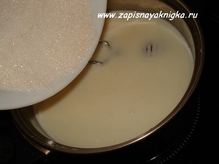 Előállítása puding (krémet sodó) Előállítása puding
