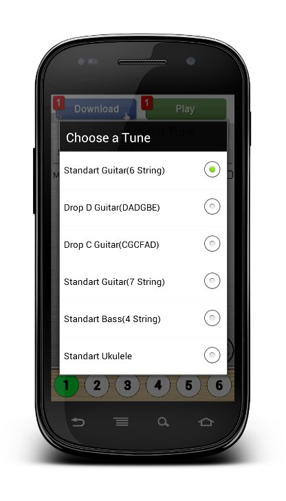 Tuner pentru chitara pentru Android