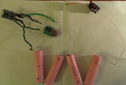 Egyszerű POWERBANK saját kezűleg (sorba kapcsolt lítium) Egyszerű POWERBANK saját kezűleg
